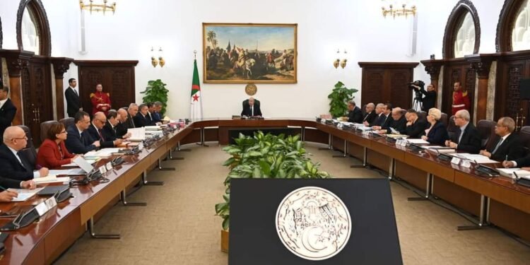بيان مجلس الوزراء-الجزائر-